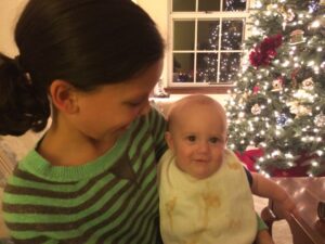 Christmas with a baby