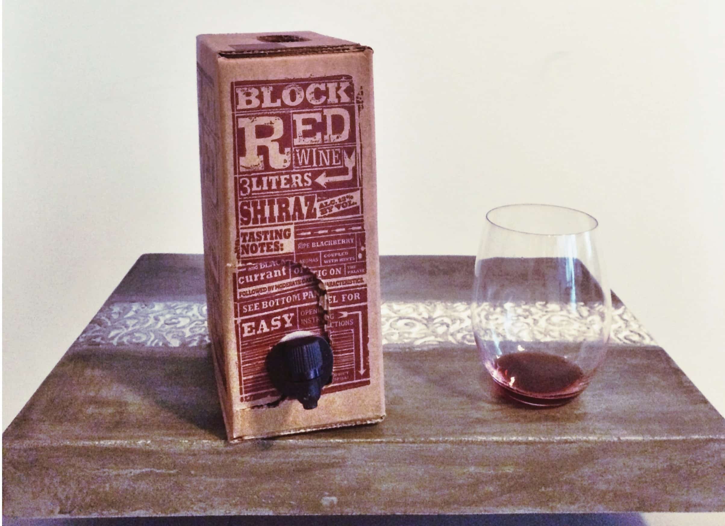 Trader Joe's Block Red Shiraz Boxed Wine