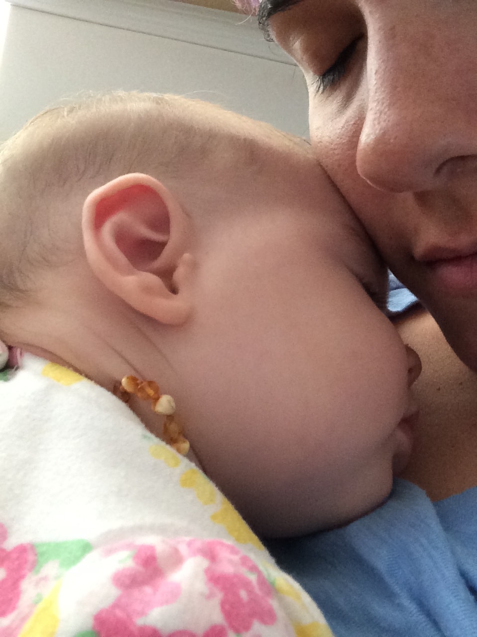 baby cuddles