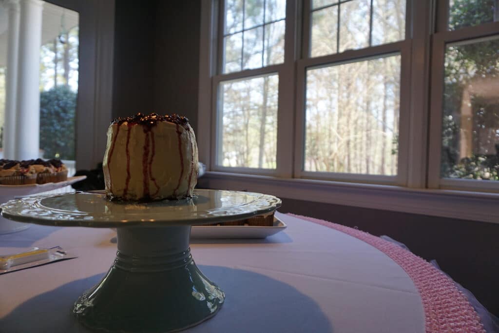 healthy birthday smash cake