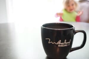 Motherhood Winging It Weestructed Mug