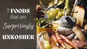 7 Surprisingly Non-Kosher Foods - blog post graphic