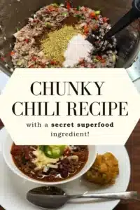 4 - chunky chili recipe