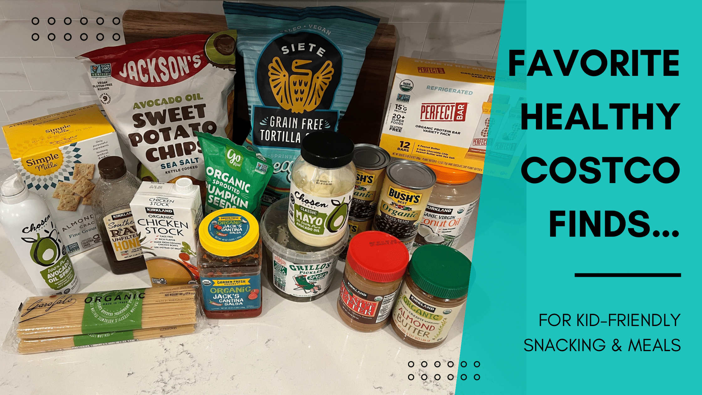 healthy costco finds blog graphic