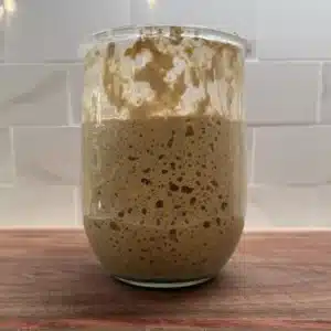 sourdough starter with fresh milled flour 3