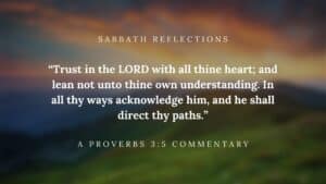 commentary on proverbs 3